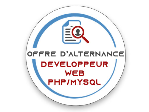 OFFRE D’ALTERNANCE Développeur web (H/F) PHP / MySQL